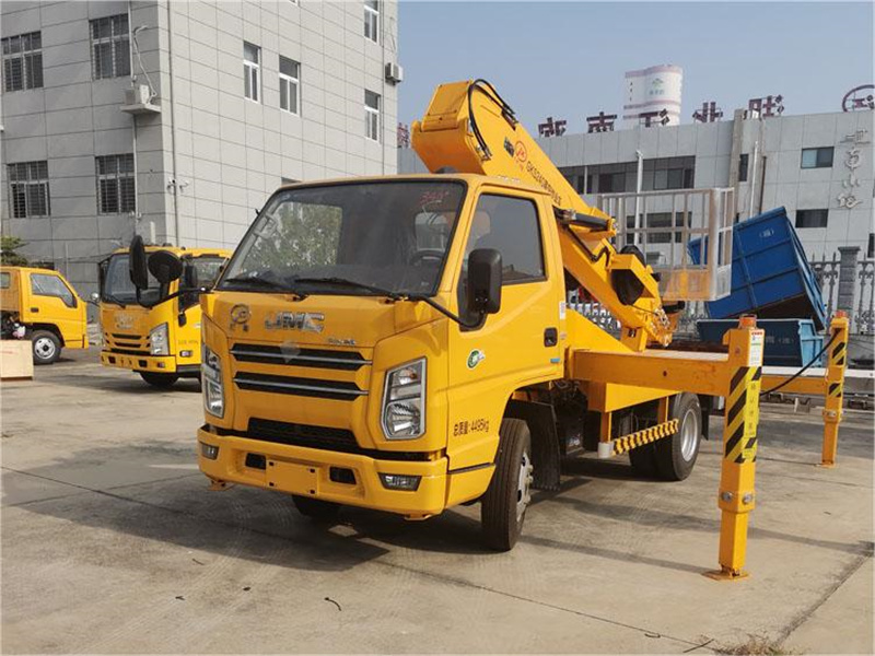 國六江鈴藍牌21米高空作業車 C證可駕駛